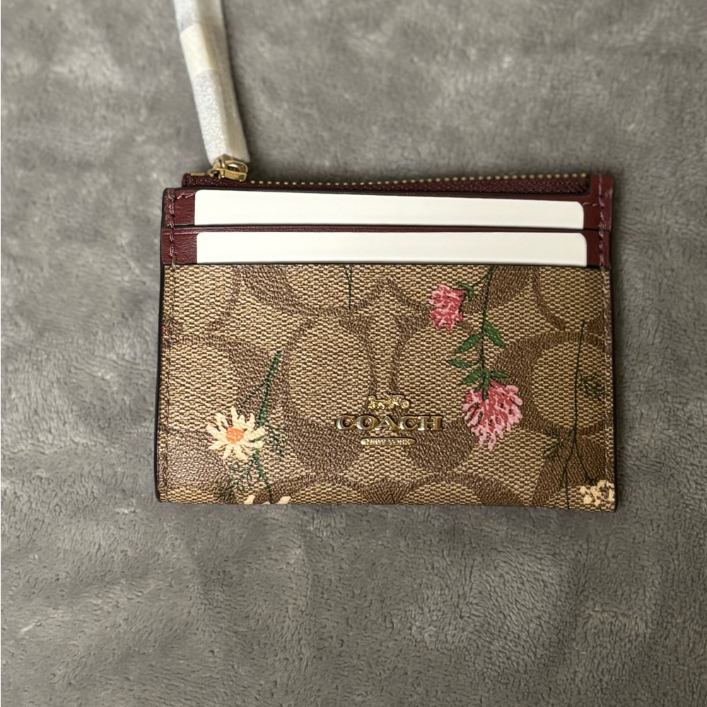 Coach Silver and Pink Key Card Holder - Picture 3 of 4